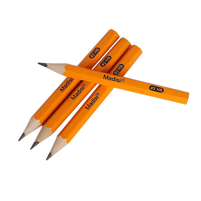 Madisi Golf Pencils, #2 HB Half Pencils, 3.5" Mini Pencils, Pre-Sharpened, 6 Boxes, 864 Count - Image 2
